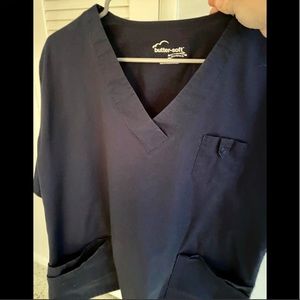 Buttersoft Scrubs XL and Petite XL Navy